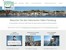 Tablet Screenshot of historischer-hafen.de